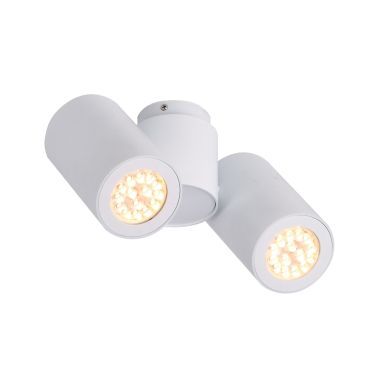 MODÈLE D’EXPOSITION - Maxlight Barro - spot en saillie 2L - 15 cm - blanc