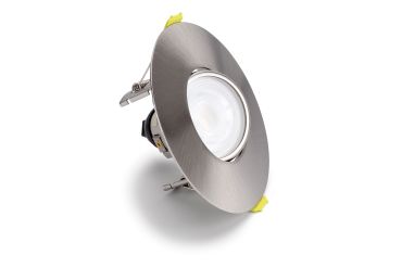 Integral LED Evofire Maxi 110 - spot encastrable - Ø 110 mm, Ø 70-100 mm encastrement - satiné nickel
