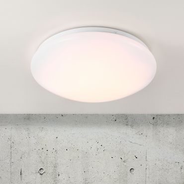 Nordlux Mani - plafonnier - Ø 32,5 x 10,5 cm - 18W LED inclus - blanc
