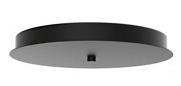 Artdelight Plate - plaque de plafond extensible à 5 lampes - Ø 30 cm - noir