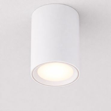 Nordlux Fallon Long - spot en saillie 1L - Ø 10 cm - fonction Moodmaker à 4 niveaux - LED 5,5W dimmable inclus - blanc