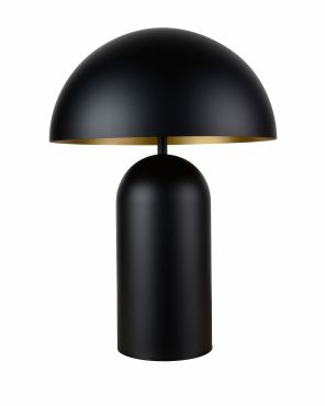 Artdelight Best - lampe à poser - Ø 35 x 50 cm - noir/doré