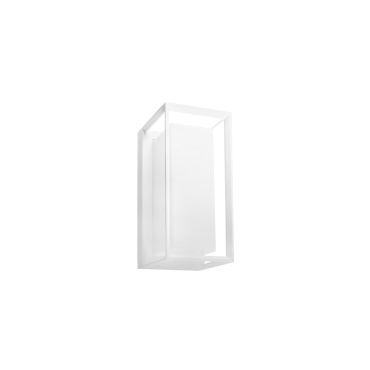 VK Lighting Neon - applique murale d'extérieur - 13,5 x 26 x 12 cm - 12W LED inclus - IP65 - blanc