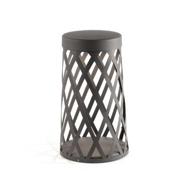 Faro Shadow - lampe de jardin - Ø 25 x 45 cm - 11W LED inclus - IP65 - gris foncé