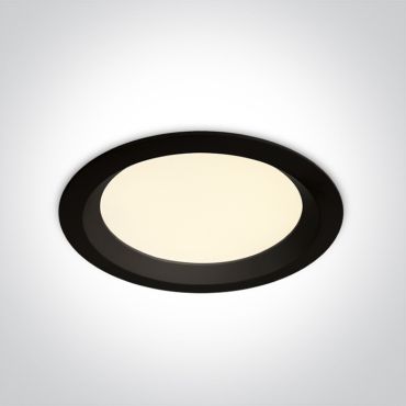 ONE Light UGR19 CCT V Range - spot encastrable - Ø 240 mm, Ø 210 mm taille d'encastrement - 30W LED inclus - IP44 - noir