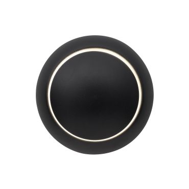 Nova Luce Odin - applique murale - 14 x 7 x 14 cm - 5W LED inclus - noir
