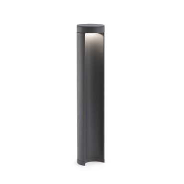 Faro Chandra - lampe de jardin - 9 x 45 cm - 7W LED inclus - IP54 - gris foncé