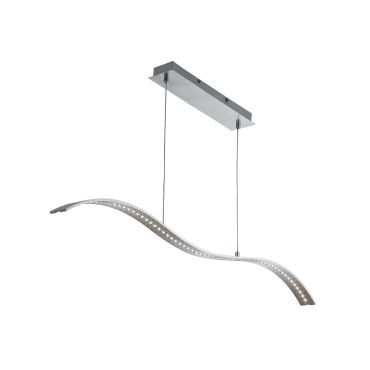 Searchlight LED Bar Lights - lampe suspendue - 100 x 8 x 120 cm - 10W LED inclus - argent satiné