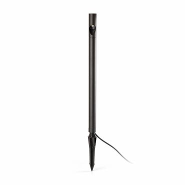 Faro Bezel - lampe de jardin sur piquet - Ø 4 x 80 cm - 8W LED inclus - IP65 - noir