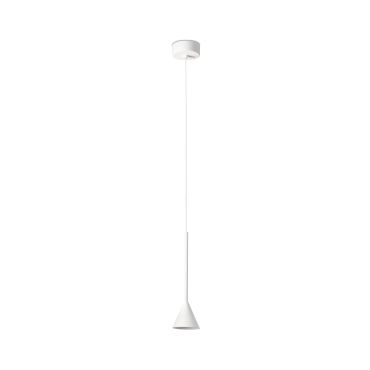 Faro Anna - lampe suspendue - Ø 7,2 x 26,6 cm - 4W LED inclus - blanche