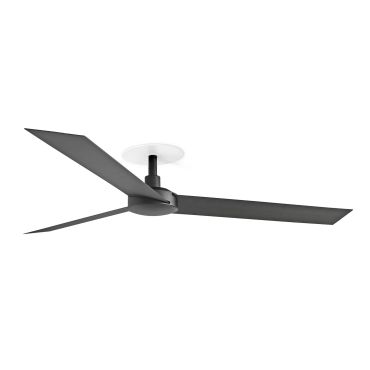 Faro Cruiser L - ventilateur de plafond avec rosace encastrée - Ø 132 cm - noir mat