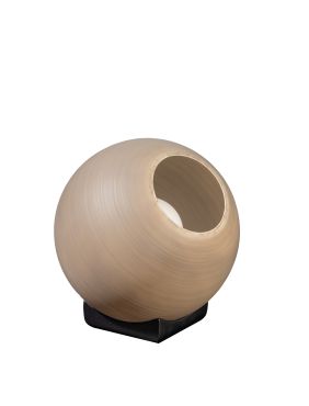 ETH Orb Saturn - lampe de table - Ø 25 x 31 cm - noir et taupe