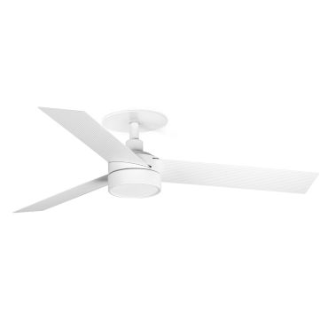 Faro Cruiser S - ventilateur de plafond avec lumière et rosace encastrée - Ø 106 cm - blanc mat