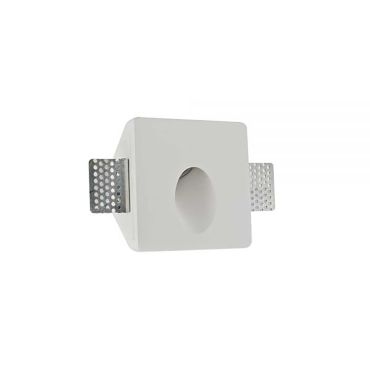 Artdelight Vivas - Applique encastrée - 10 x 4,9 x 10 cm - 2W LED inclus - blanc