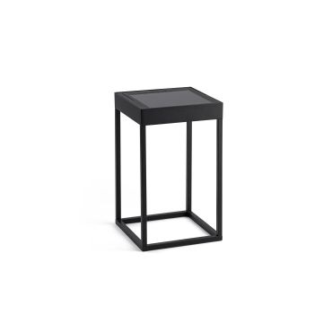 Faro Kasp - lampe solaire portable - 18,4 x 18,4 x 50 cm - 2W LED inclus - IP65 - noir mat