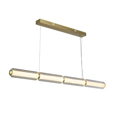 Searchlight Mod - lampe suspendue - 110 x 130 cm - 3 niveaux de gradation - 24W LED inclus - laiton satiné