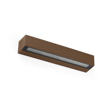 Faro Doro - applique murale - 38 x 7,5 x 5,8 cm - 20W LED inclus - IP65 - brun
