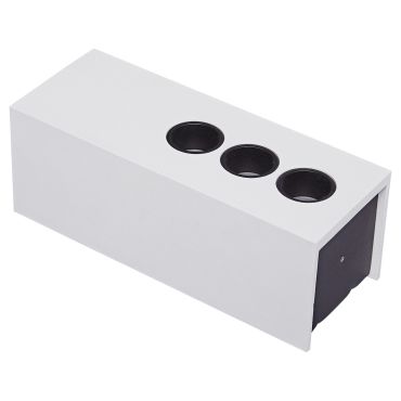 VK Lighting Tetra - plafonnier/mural - 17,1 x 6,3 x 6,6 cm - 15W LED inclus - blanc
