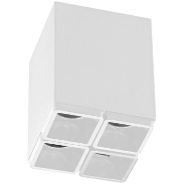 MODÈLE D’EXPOSITION - VK Lighting Kyvos - spot en saillie - 6,05 x 6,05 x 8 cm - 8W LED inclus - blanc