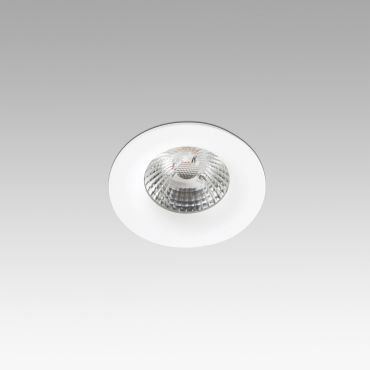 Faro Nais - spot à encastrer - Ø 70 mm, Ø 76 mm à encastrer - 7W LED inclus - blanc mat