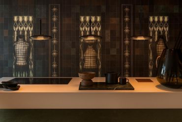Artdelight Denver - lampe suspendue - 130 x 9 x 200 cm - 3 x 11W LED dimmable inclus - noir