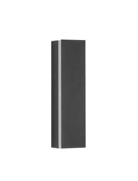Nova Luce Colby - 5 x 4,2 x 20 cm - 12W LED inclus - noir sable