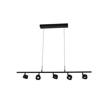 VK Lighting Pop 5L - lampe suspendue - 104 x 153,5 cm - 28W LED inclus - noir