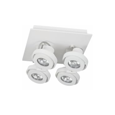 Artdelight Meist - spot en saillie 4L - 23 x 23 x 15 cm - blanc