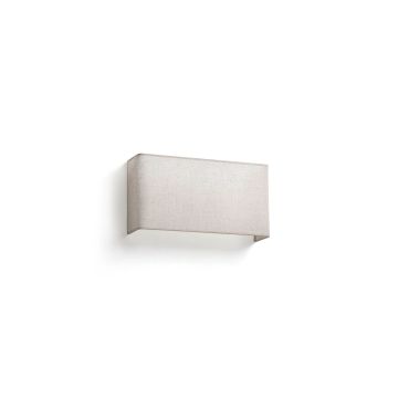 Faro Otton vertical - applique - 10,5 x 20 x 37,5 cm - jute clair