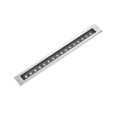 Faro Falls Orientable - spot extérieur au sol - 500 x 53 mm, 500 x 53 mm à encastrer - 18W LED inclus - IP67 - acier inoxydable satiné