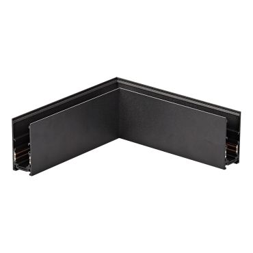 VK Lighting Kona - système de rail magnétique - profilé d'angle de montage horizontal - 17,5 x 17,5 x 6 cm - noir
