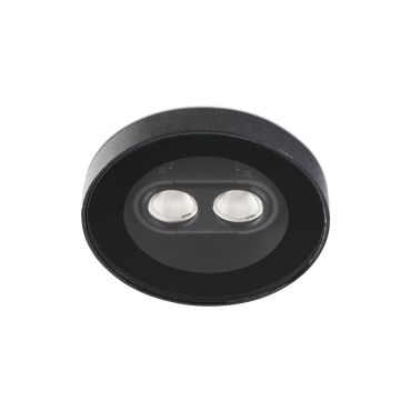 Faro Tras - projecteur de sol extérieur avec faisceau orientable - Ø 9,2 x 5,6 cm - 4W LED inclus - IP67 - noir