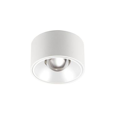 VK Lighting Orofi - spot en saillie - Ø 8 x 4,5 cm - 15W LED inclus - IP54 - blanc