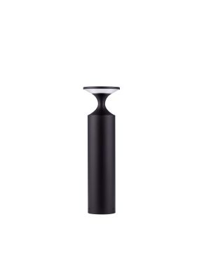 Nova Luce Pistillo - lampe de jardin - Ø 14,5 x 50 cm - 13W LED inclus - IP65 - noir sablé