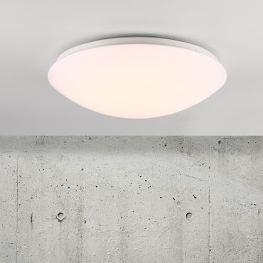 Nordlux Ask Sensor - plafonnier avec détecteur - Ø 36 cm - 18W LED inclus - IP44 - blanc