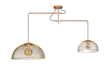 Maxlight Concept - lampe suspendue - 170 x 100 cm - or