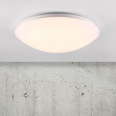 Nordlux Ask - plafonnier - Ø 36 cm - 18W LED inclus - IP44 - blanc