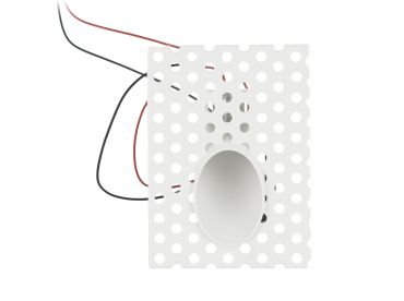 Projectlight Boulogne - applique encastrée - 8 x 11 cm - 1W LED dimmable inclus - blanc
