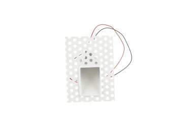 Projectlight Blanche - applique encastrée - 8 x 11 cm - 1W LED dimmable inclus - blanc