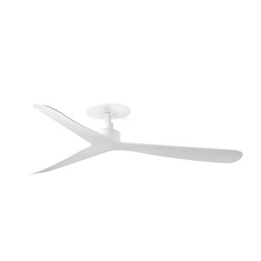 Faro Rocker M - ventilateur de plafond avec rosace encastrée - Ø 132 cm - blanc mat
