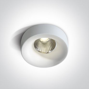 ONE Light Floating Ring Range - spot encastré - Ø 85 mm, 68mm encastré - 12W LED inclus - IP65 - blanc