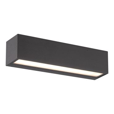 VK Lighting Desmi - Applique d'extérieur - 25 x 6 x 6 cm - 7W LED inclus - IP65 - anthracite