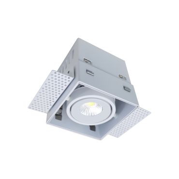 Artdelight Trofa - spot encastré - 95 x 95 mm, 97 x 97 mm format encastré - blanc