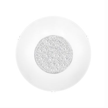 Nova Luce Era - plafonnier - Ø 40 x 9 cm - blanc