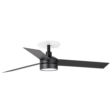 Faro Cruiser S - ventilateur de plafond avec lumière et rosace encastrée - Ø 106 cm - noir mat