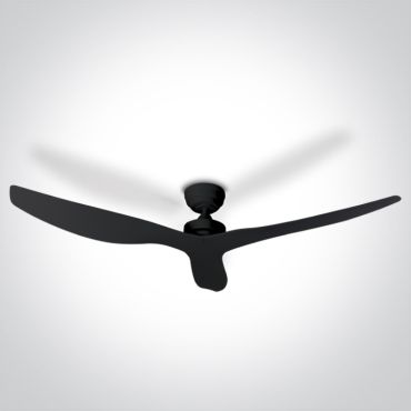 ONE Light Classic Fan Range - ventilateur de plafond - Ø 132 x 28 cm - noir