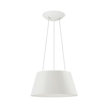 Nova Luce Volcano - lampe suspendue - Ø 45 x 120 cm - 33W LED inclus - blanc sable