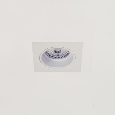 Artdelight Venice 2708 GU10 - spot encastré - 80 x 80 mm, Ø 74 mm taille d'encastrement - blanc
