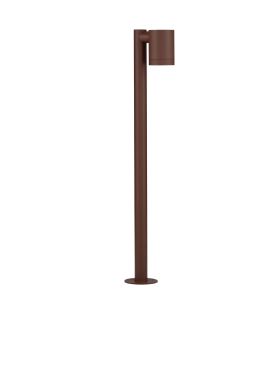Nova Luce Vilua - lampe de jardin - Ø 6 x 60 cm - IP54 - corten