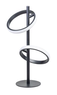 ETH Jaimy - lampe de table - Ø 16 x 39 cm - 12W LED dimmable inclus - noir